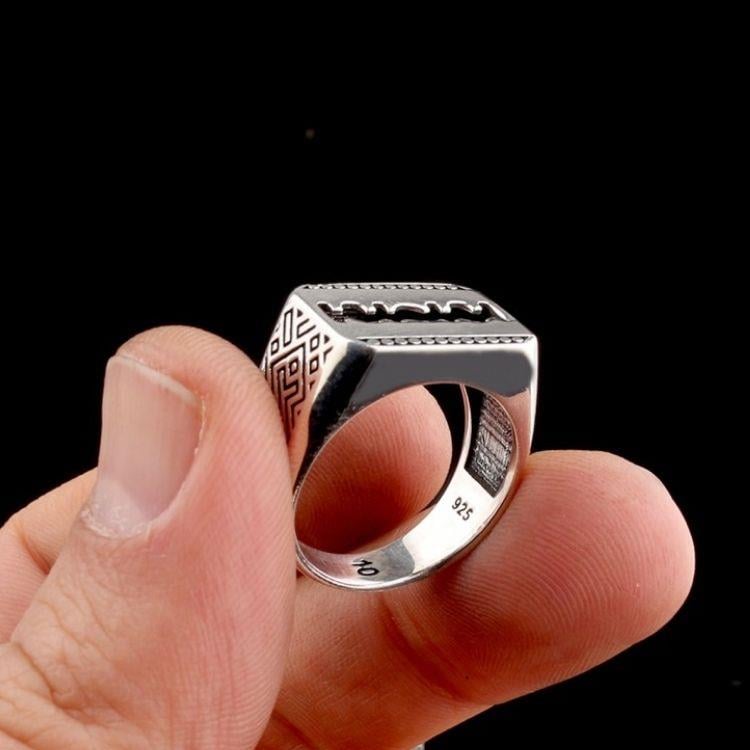 Gümüş Jilet Model Yüzük Kolye KombiniYüzük Kolye Kombinleri