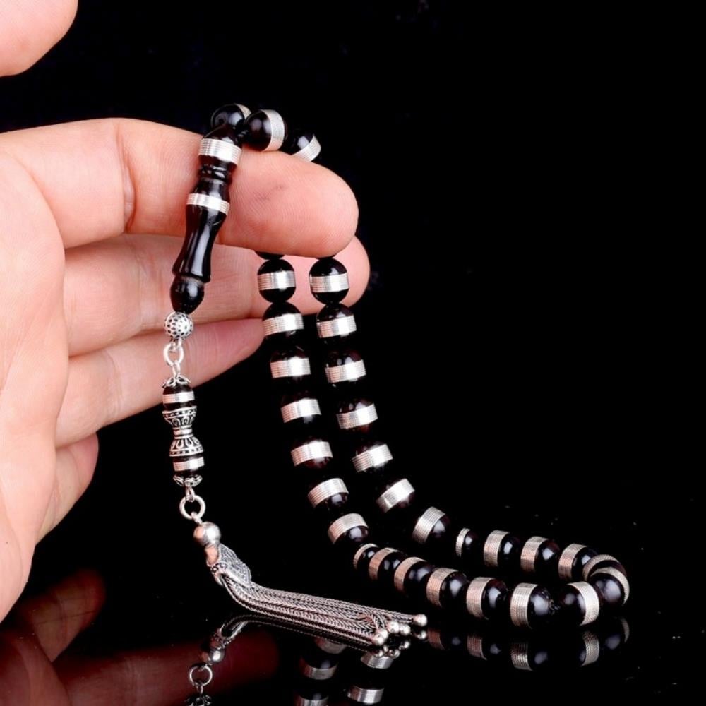 Gümüş Püsküllü Sarmal Model Kuka Tesbih