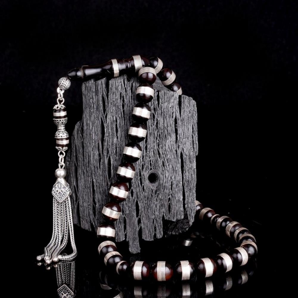 Gümüş Püsküllü Sarmal Model Kuka Tesbih