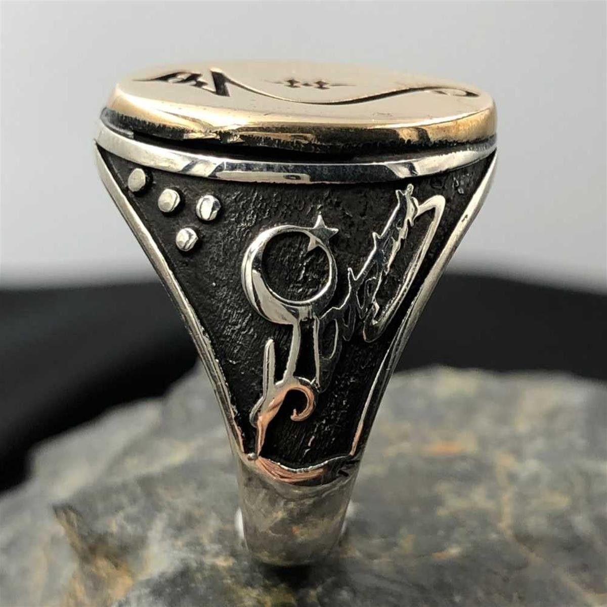 Hiç Yazılı Kişiye Özel Gümüş Yüzük