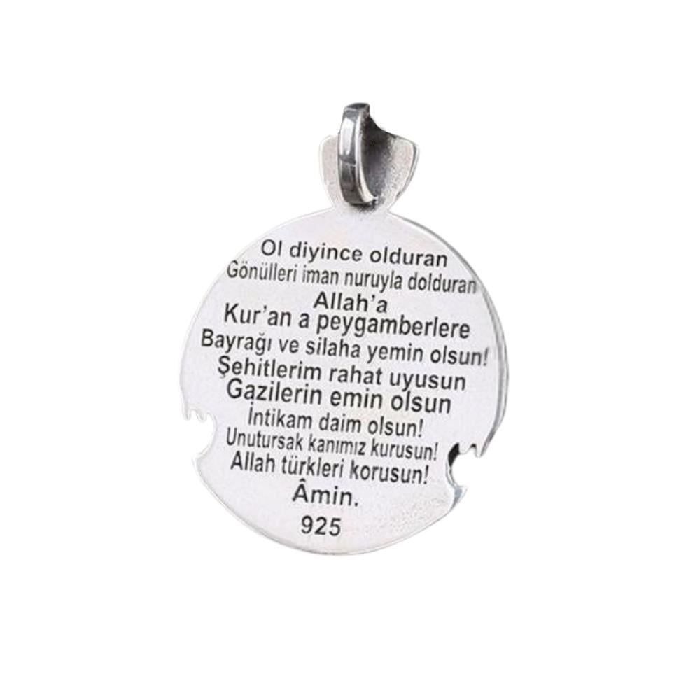 İntikam Gümüş Kolye UcuKolye Ucu