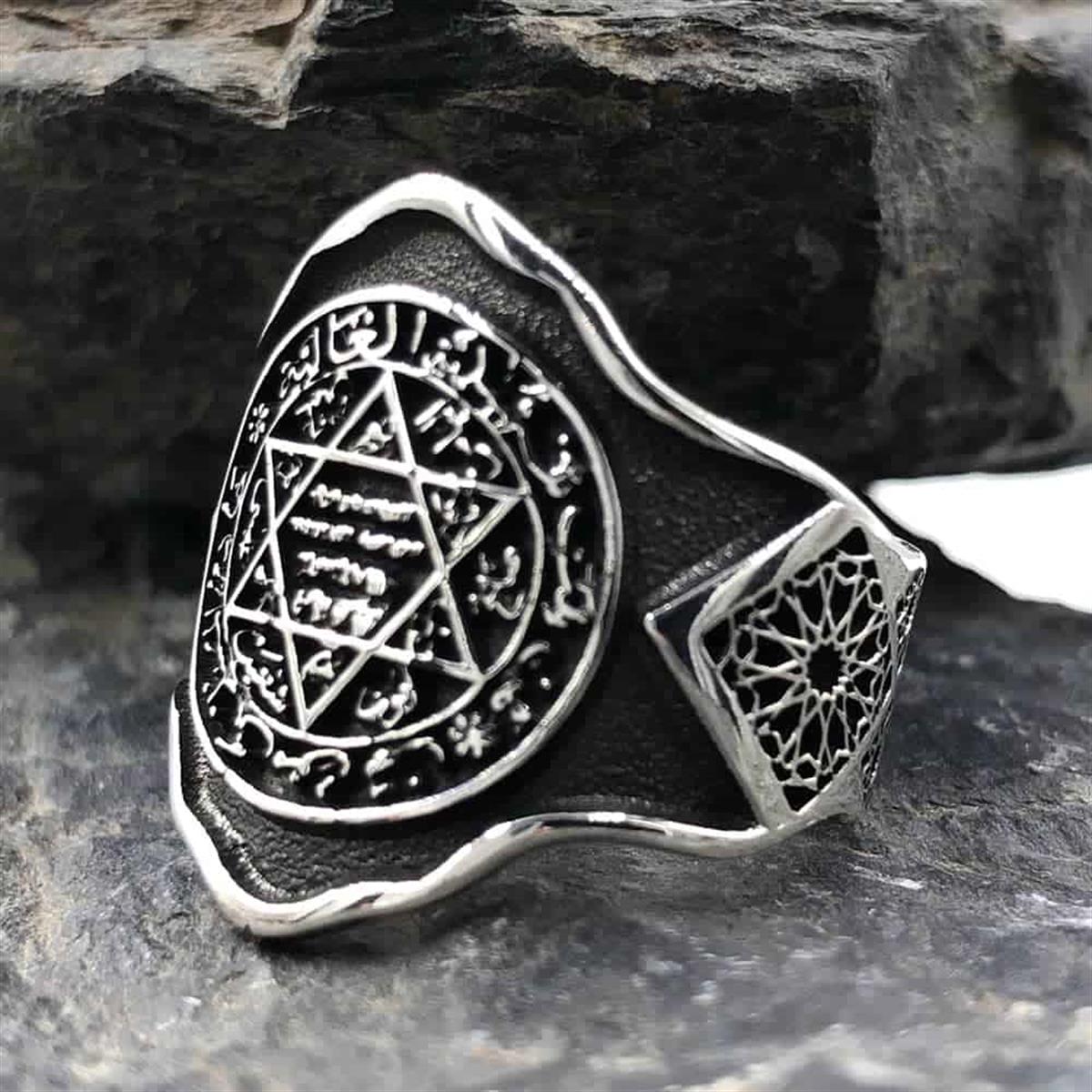 Kalkan Model Kişiye Özel Gümüş Yüzük