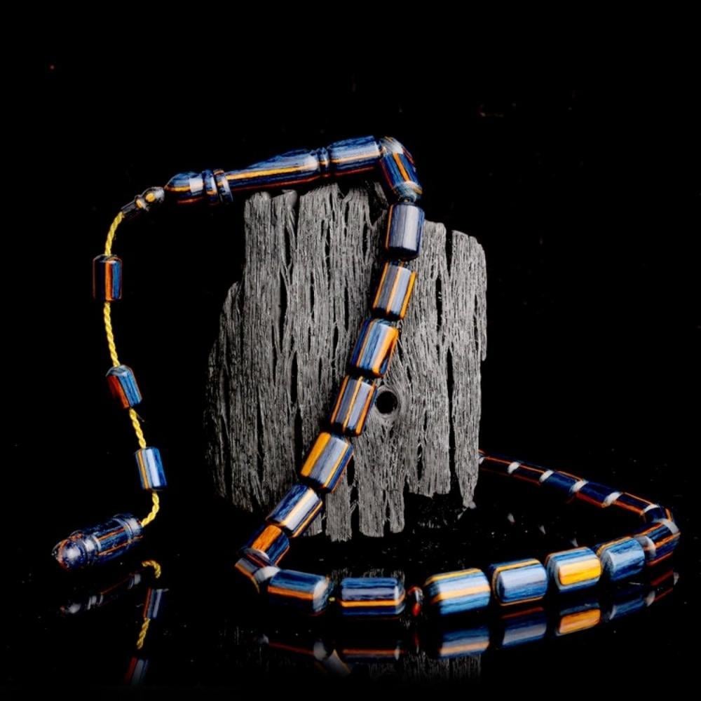 Kapsül Kesim Sistemli Kâfur Ağacı Model TesbihDoğal Ağaç Tesbih