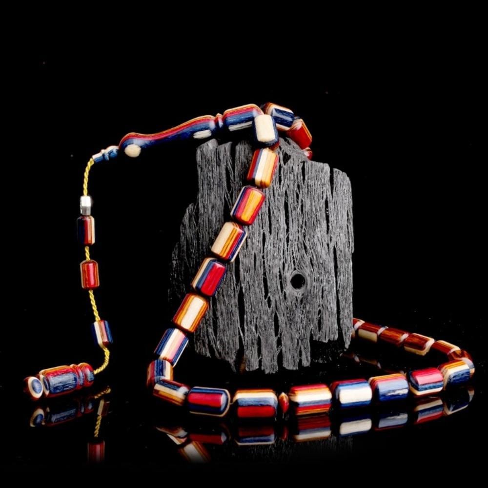 Kapsül Kesim Sistemli Kâfur Ağacı Model TesbihDoğal Ağaç Tesbih