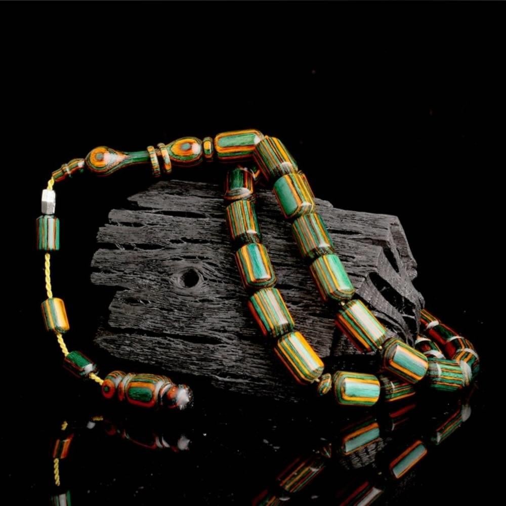 Kapsül Kesim Sistemli Kâfur Ağacı Model TesbihDoğal Ağaç Tesbih