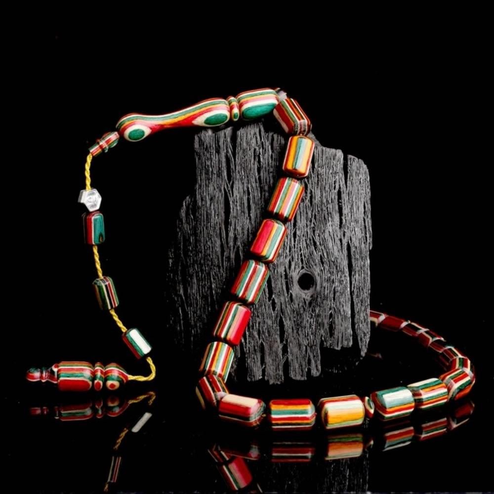 Kapsül Kesim Sistemli Kâfur Ağacı Model TesbihDoğal Ağaç Tesbih