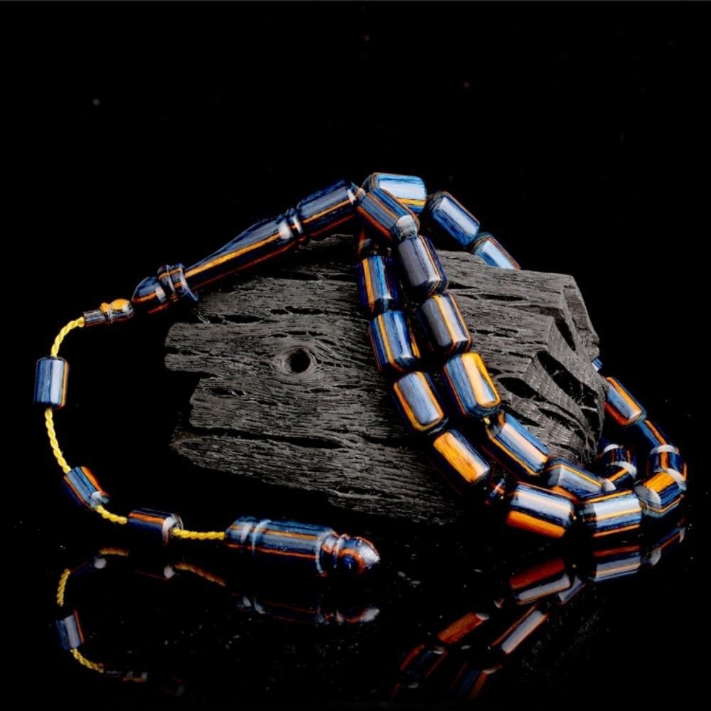 Kapsül Kesim Sistemli Kâfur Ağacı Model TesbihDoğal Ağaç Tesbih