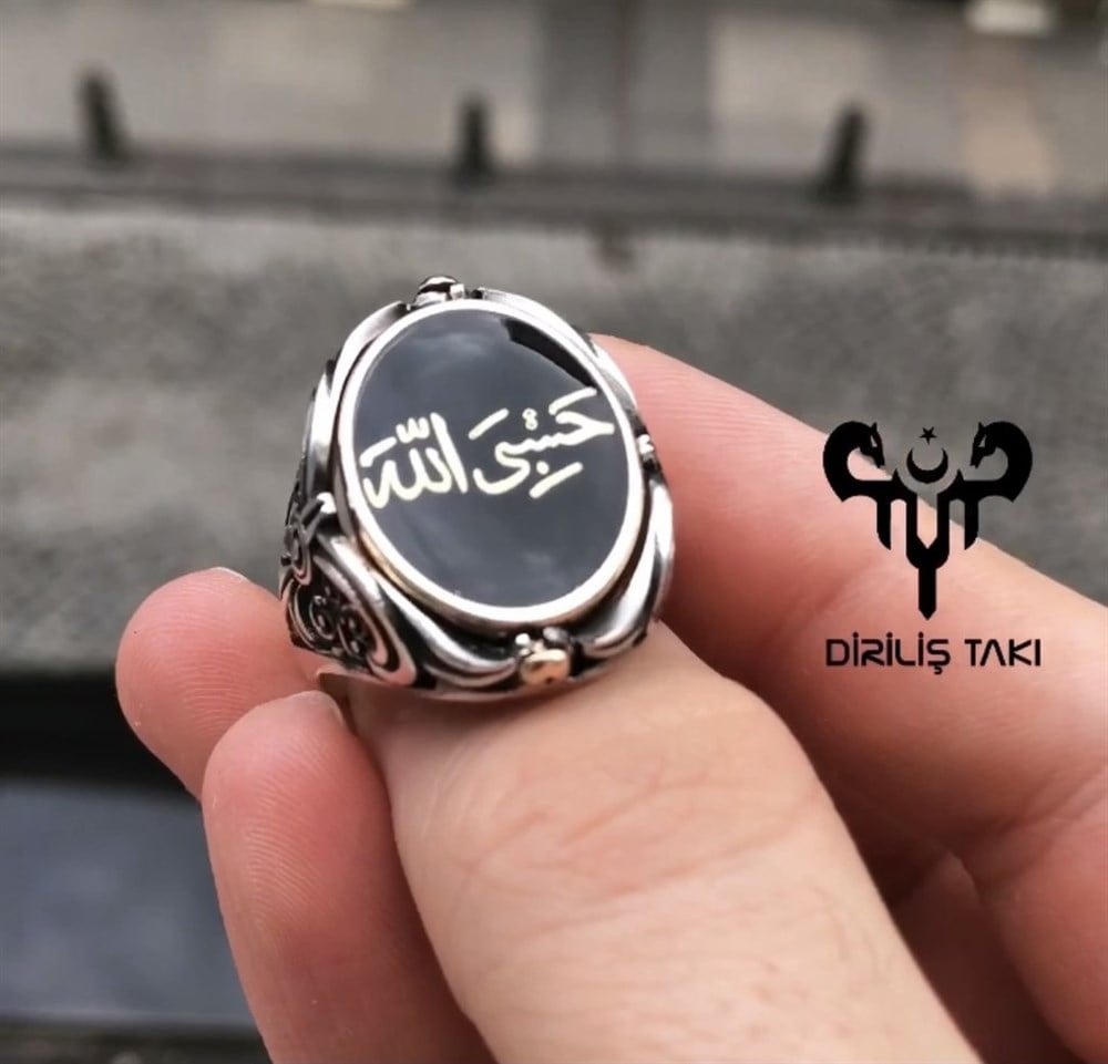 Kişiye Özel Çift Taraflı Resimli Gümüş Yüzük