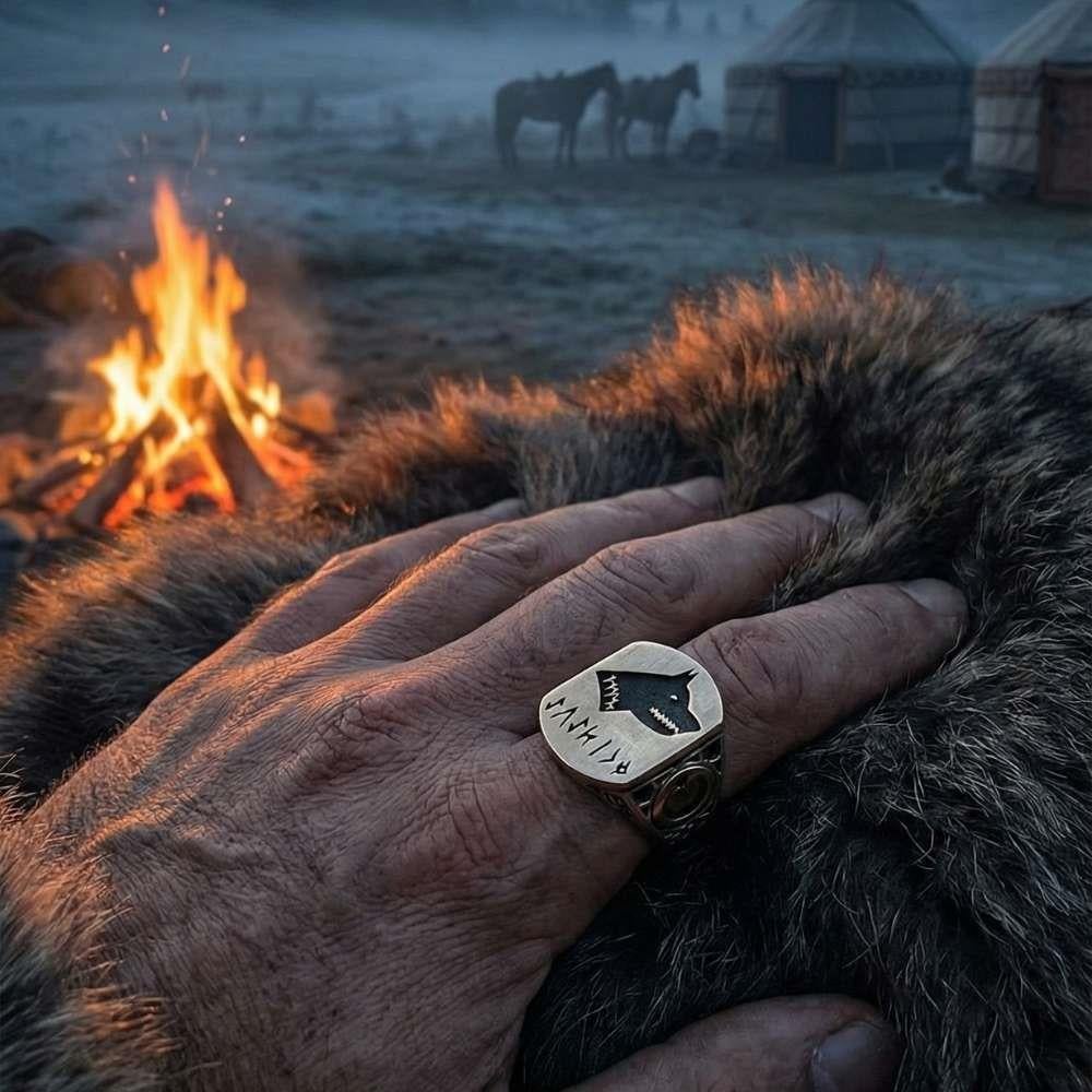 Kişiye Özel Göktürkçe İsim Yazılı Gümüş Yüzükİsim Yazılı Yüzük