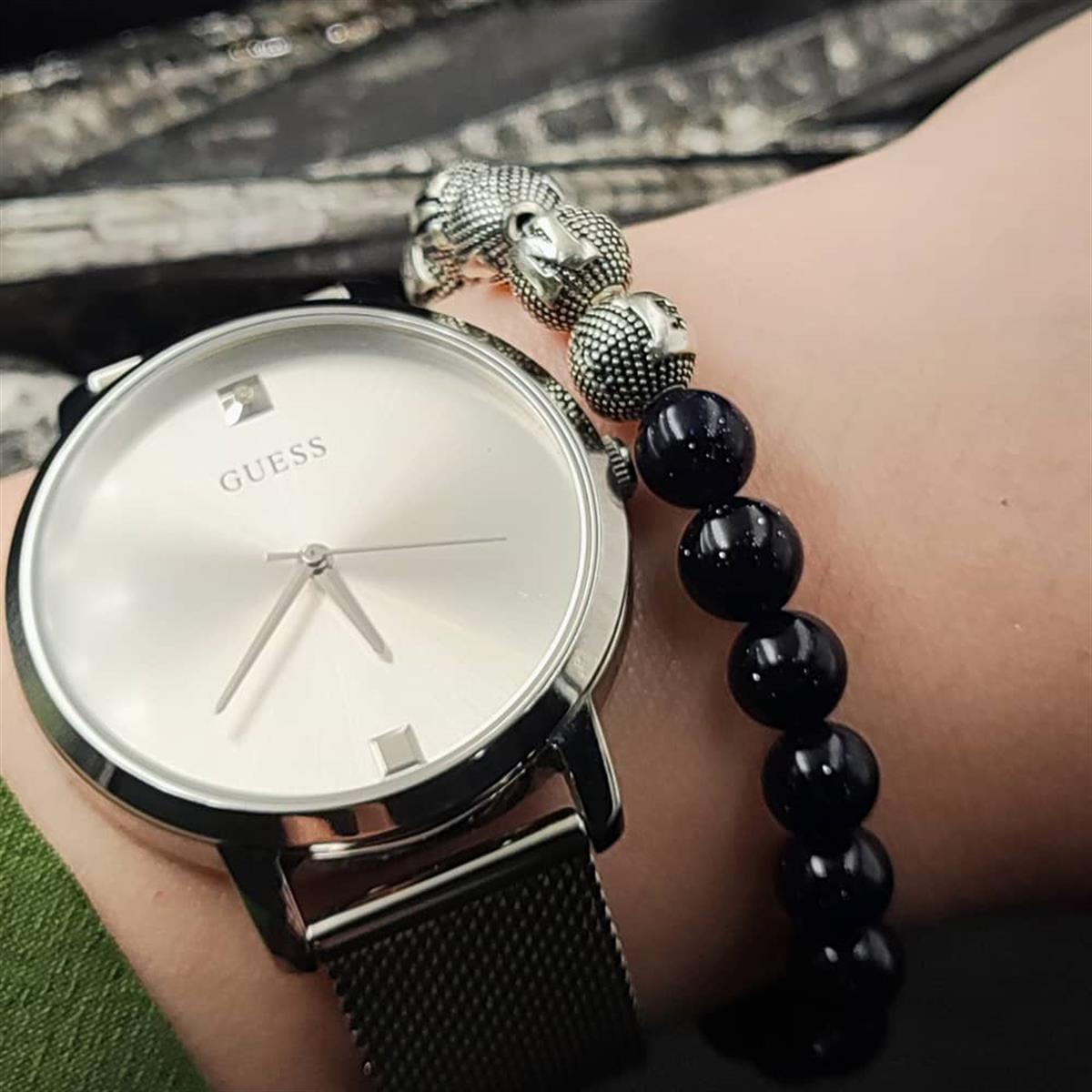 Kişiye Özel Gümüş Harfli Yıldız Taşı Bileklik