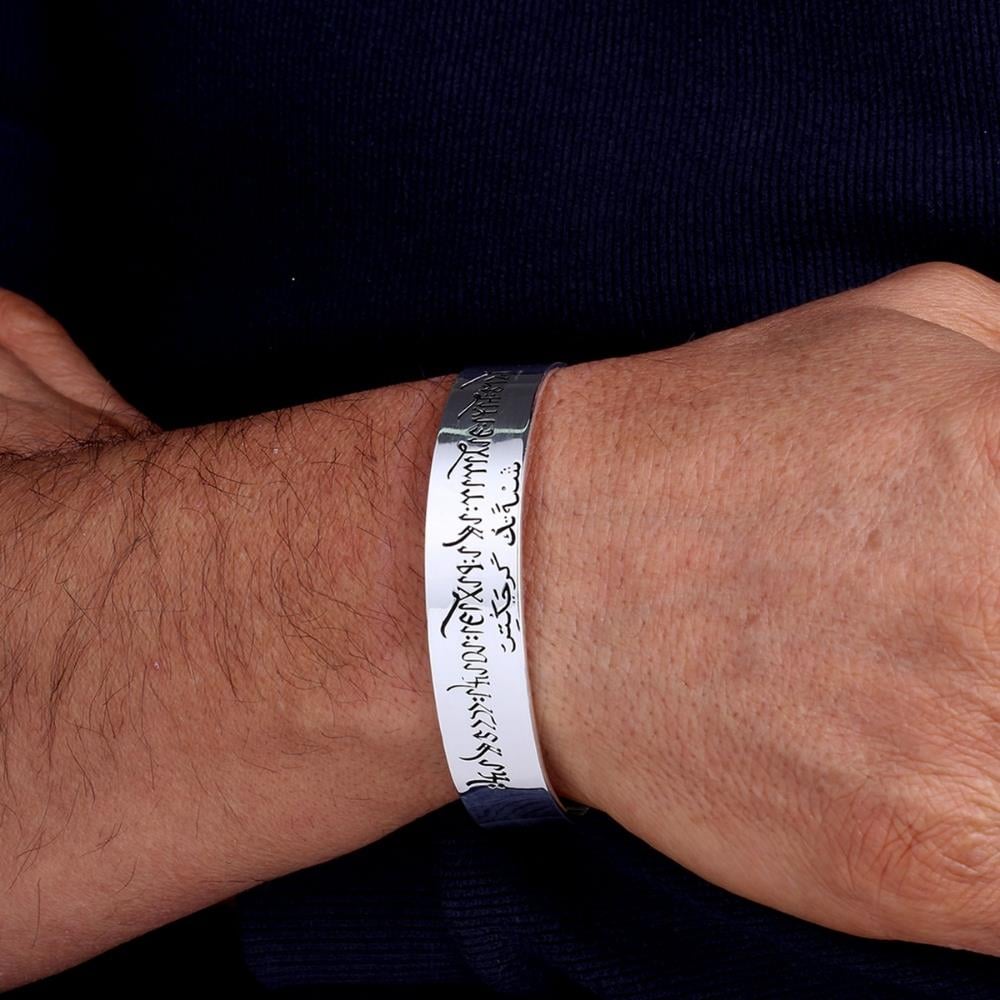 Kişiye Özel Gümüş Plaka Bileklik