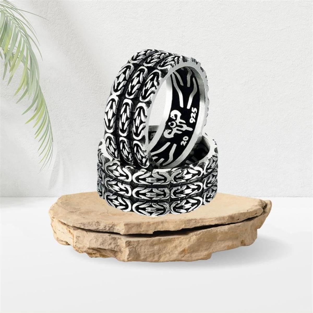 King Silver Wedding Men's Ring