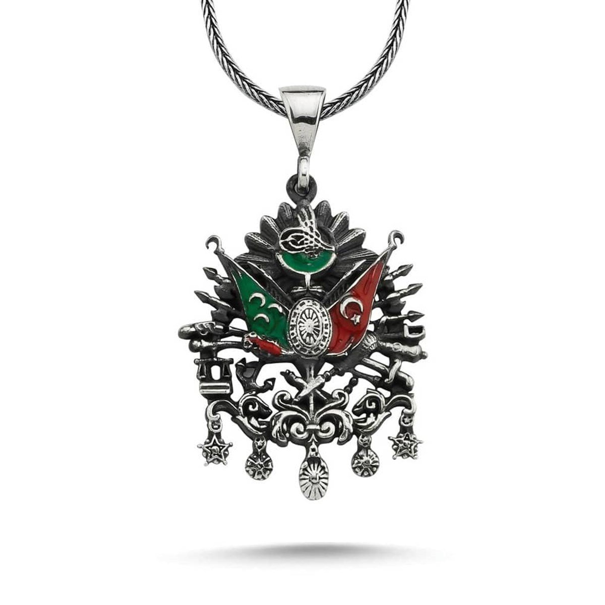 Osmanlı Arma Gümüş Kolye