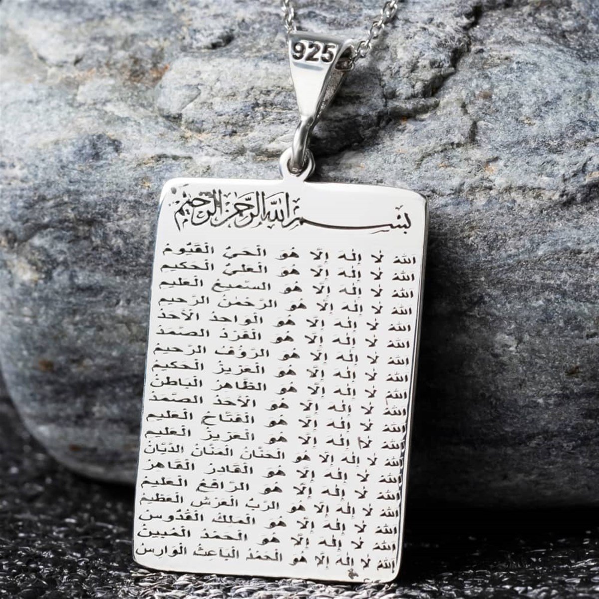 Şahmeran Duası Gümüş Kolye