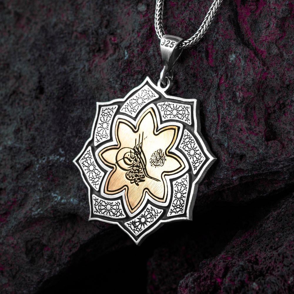 Şanlı Osmanlı Tuğrası Model Gümüş Kolye