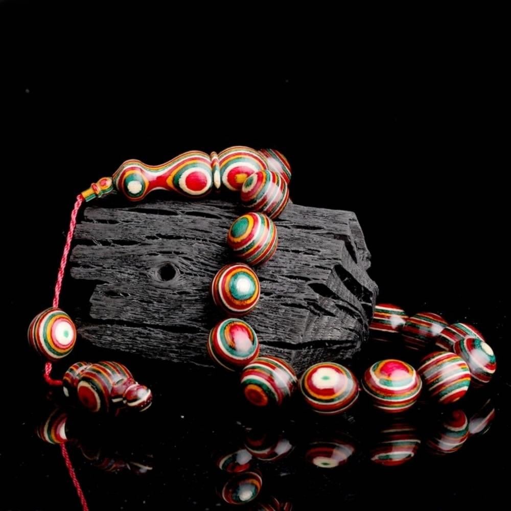 Sistemli Kâfur Ağacı 17'li Efe Maskot Model TesbihDoğal Ağaç Tesbih