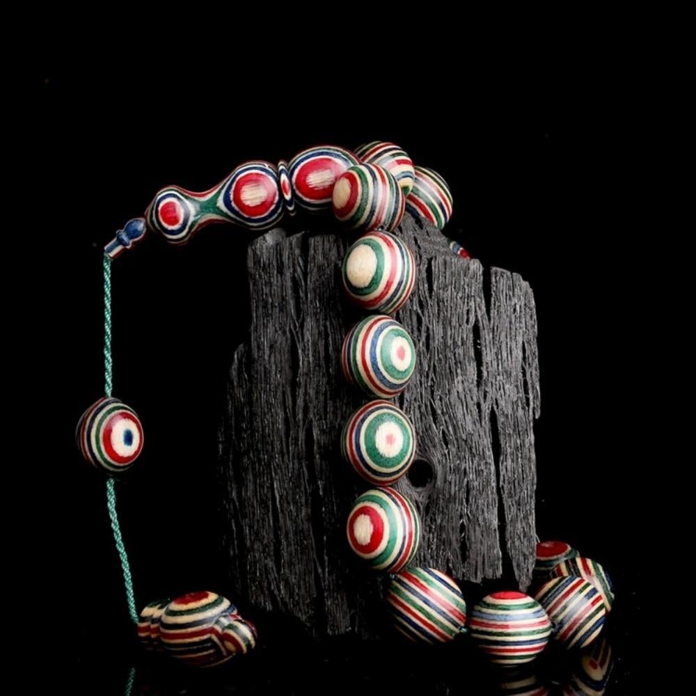 Sistemli Kâfur Ağacı 17'li Efe Maskot Model TesbihNatural Wood Rosary
