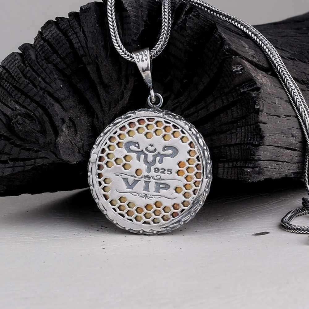 Türk Bayrağı Bozkurt Gümüş Yüzük & Kolye KombiniYüzük Kolye Kombinleri