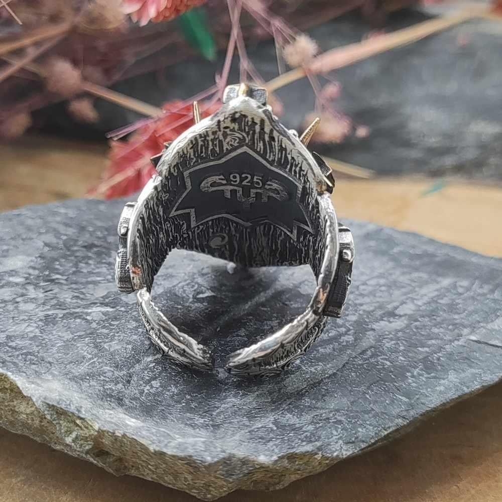 Türkün Savaşı Gümüş Zihgir YüzükBaşparmak & Zihgir Yüzükleri