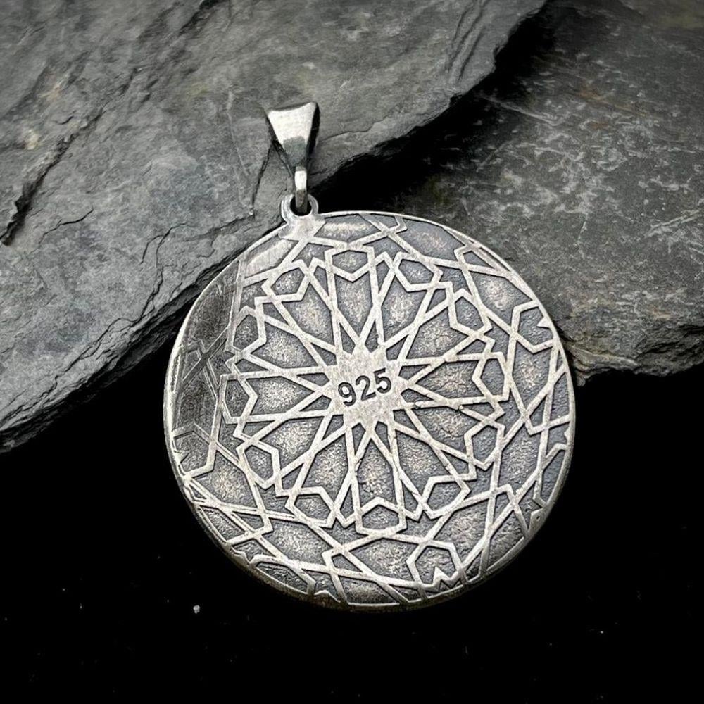 Viking Pusulası Gümüş Kolye UcuKolye Ucu