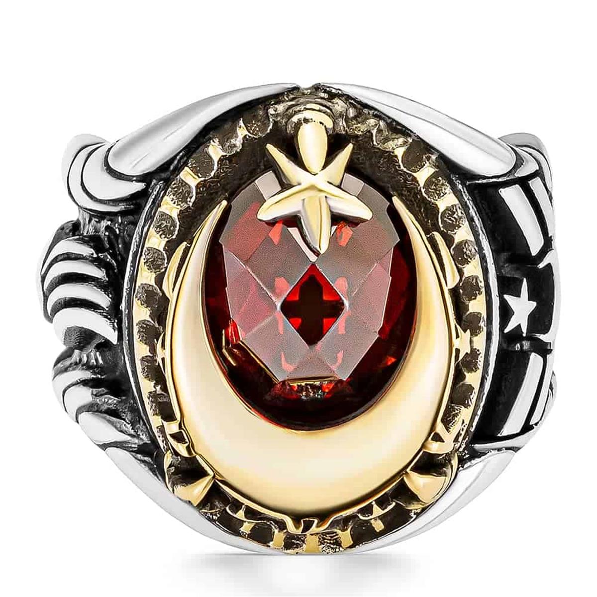 Zirkon Taşlı Pençe Model Gümüş Yüzük