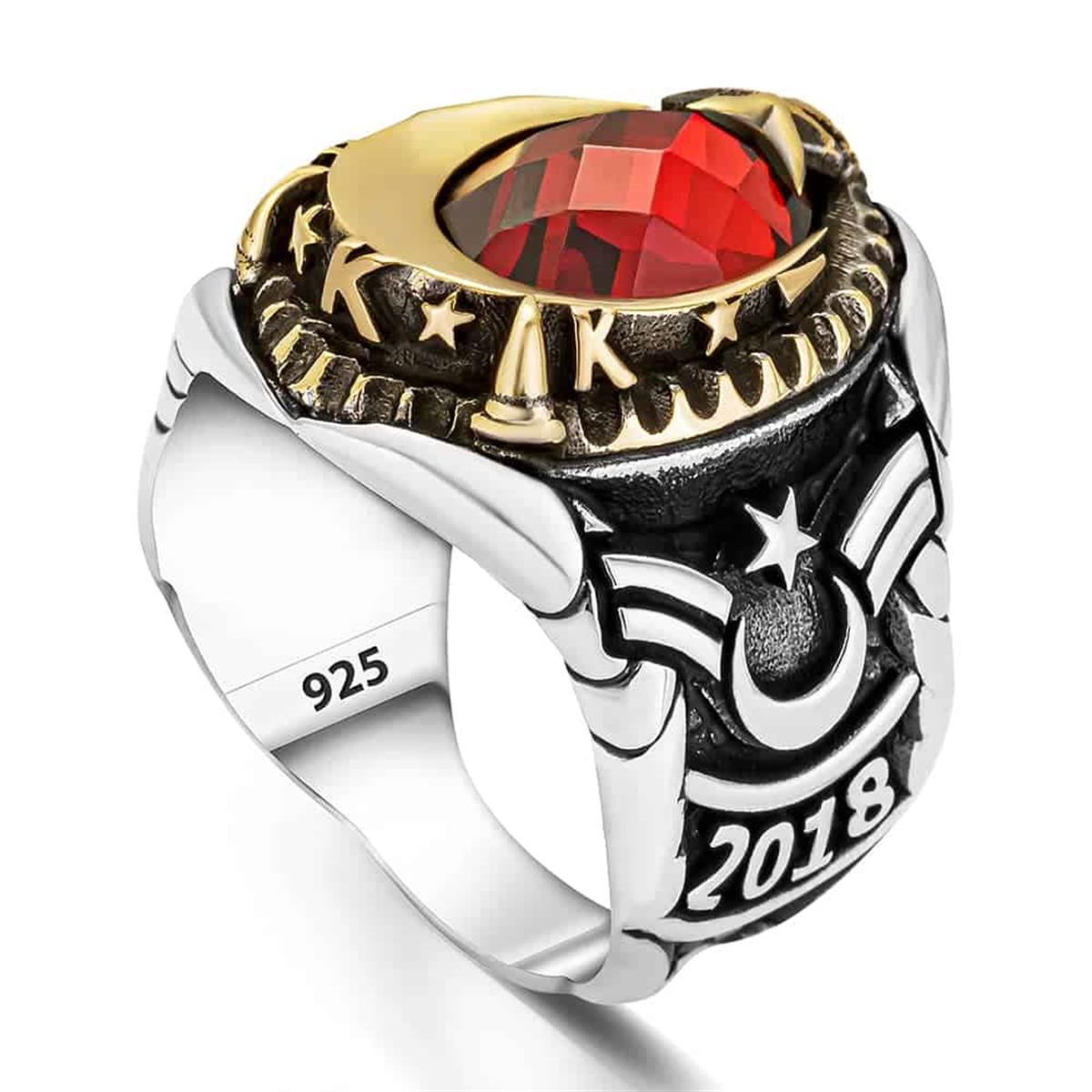 Zirkon Taşlı Pençe Model Gümüş Yüzük