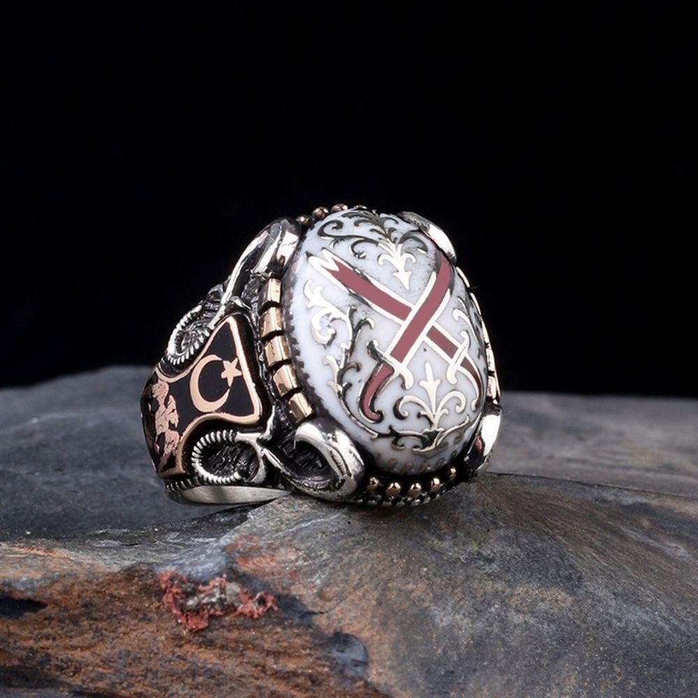 Zülfikarın Mührü Gümüş YüzükSüleyman Mührü Yüzükler