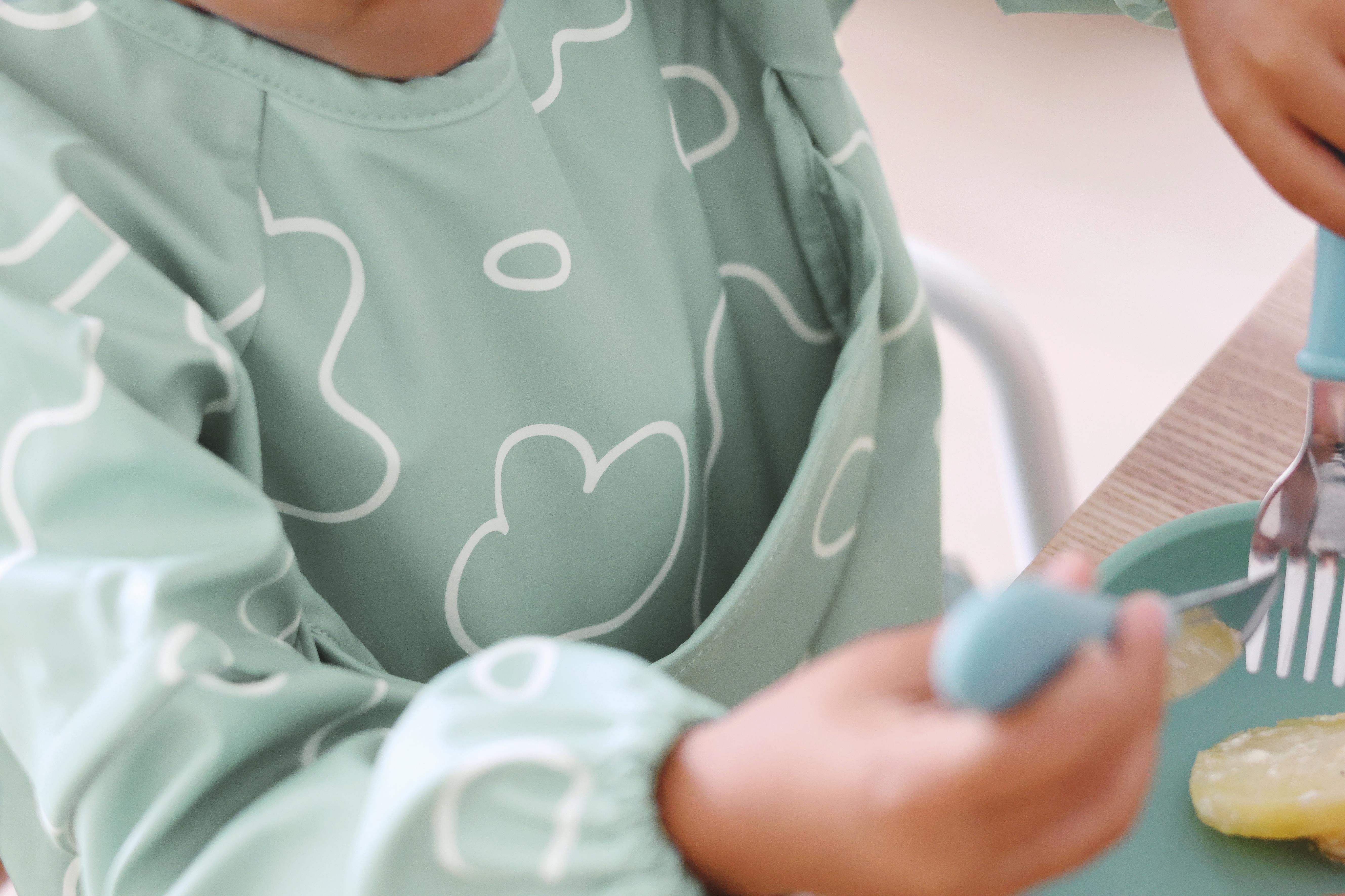 2'si 1 Arada Önlük, Sage green