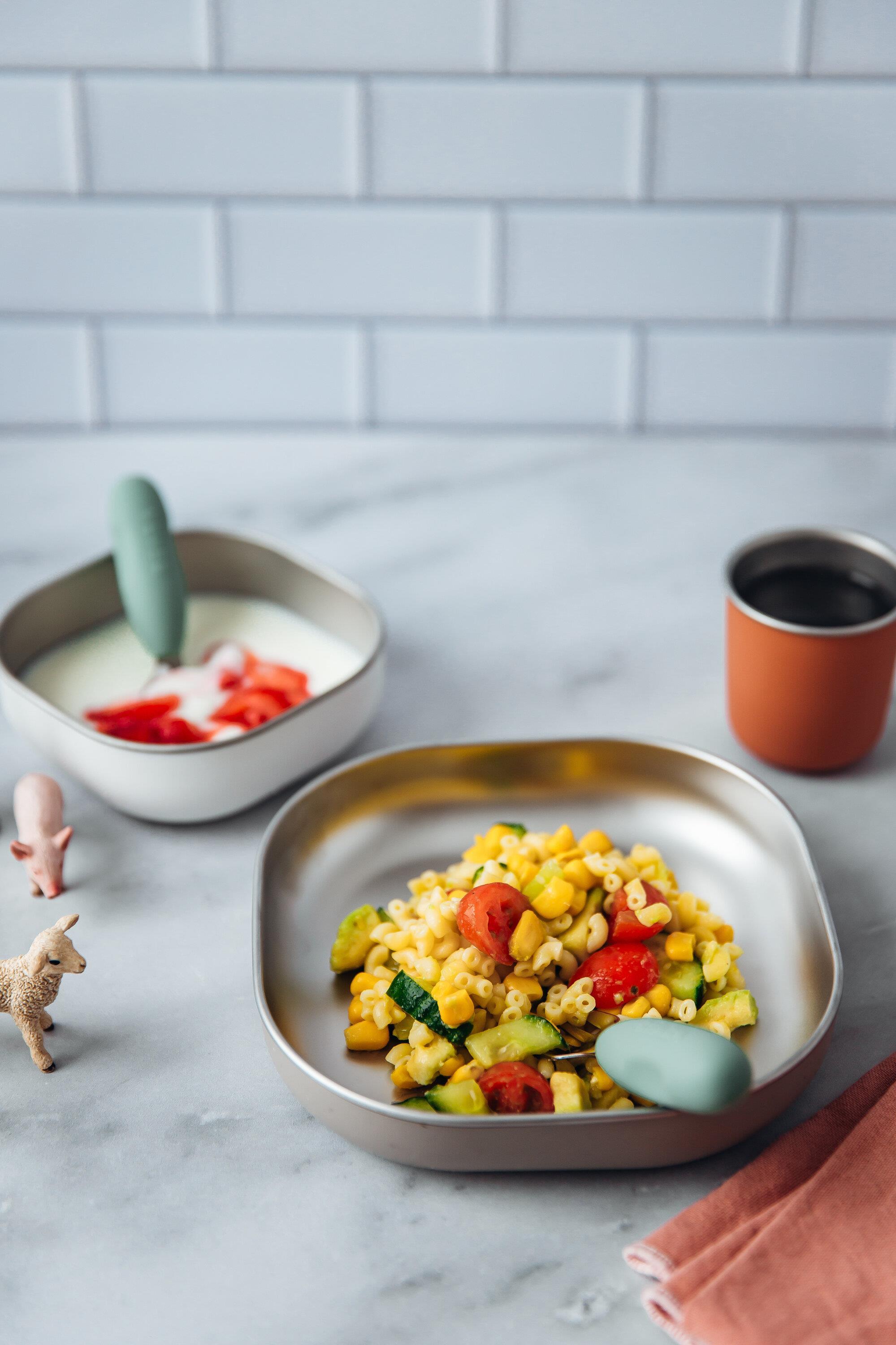 3lü Paslanmaz Çelik Beslenme seti, Terracotta