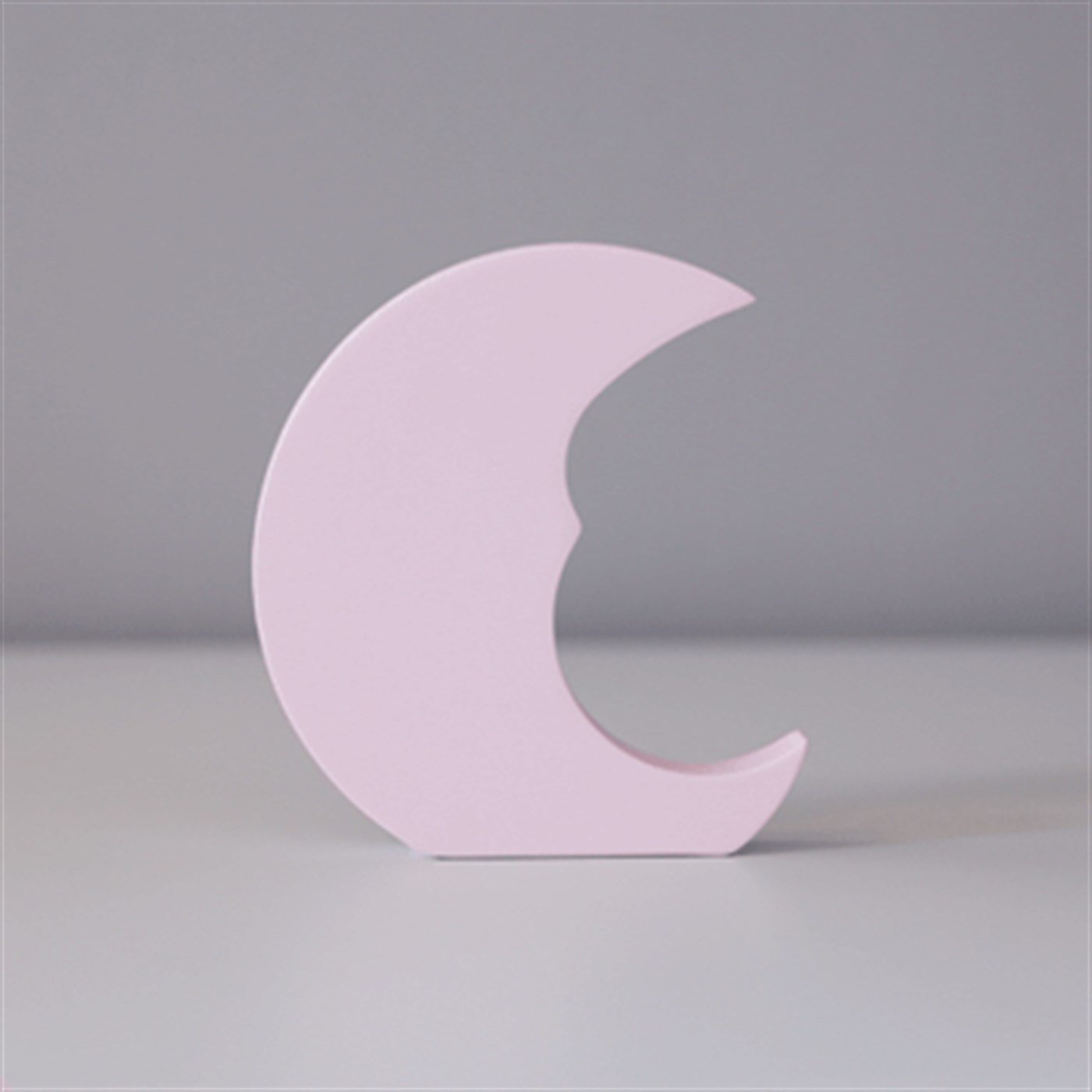 Ahşap Aydede Obje Açık pembe