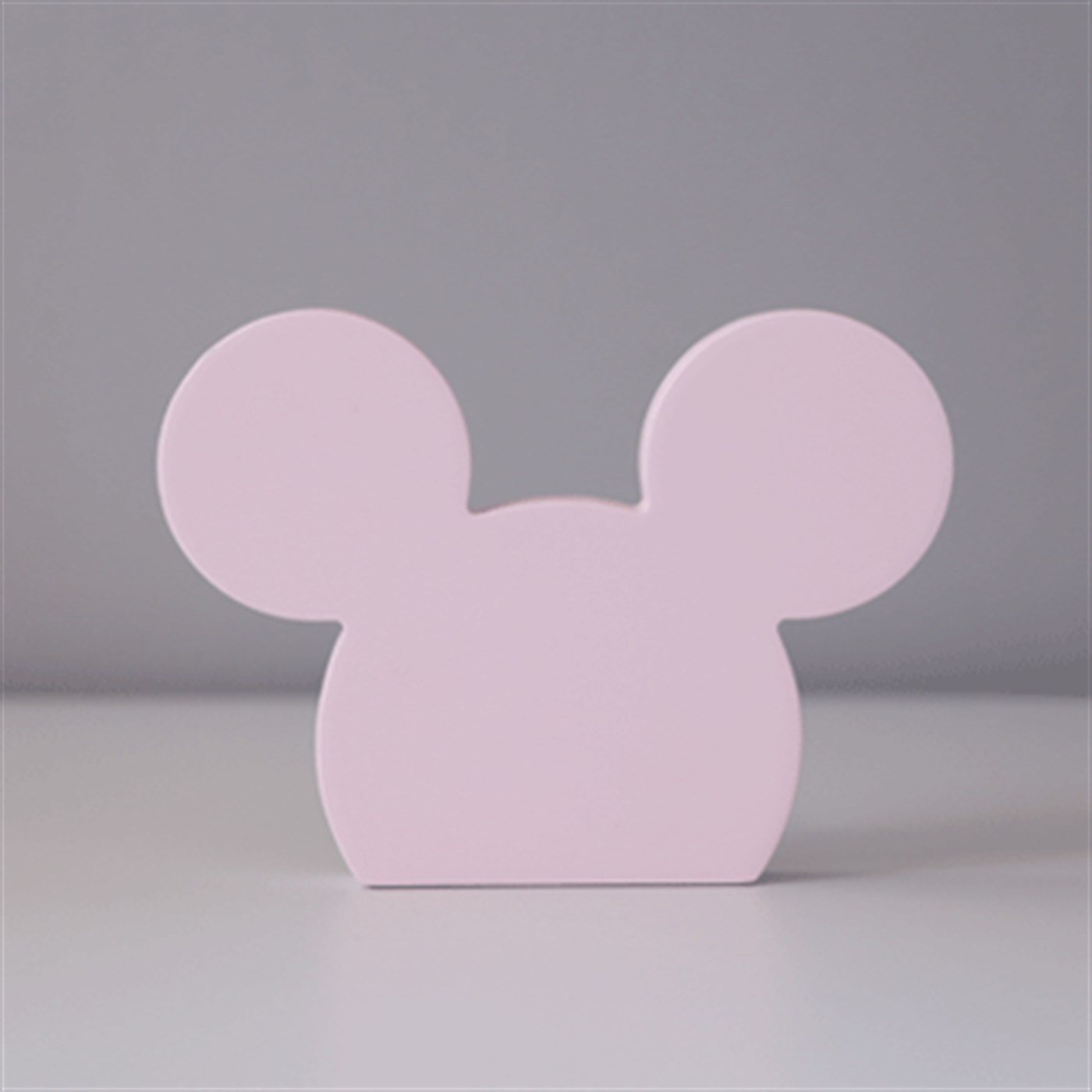 Ahşap Mickey Obje Açık pembe