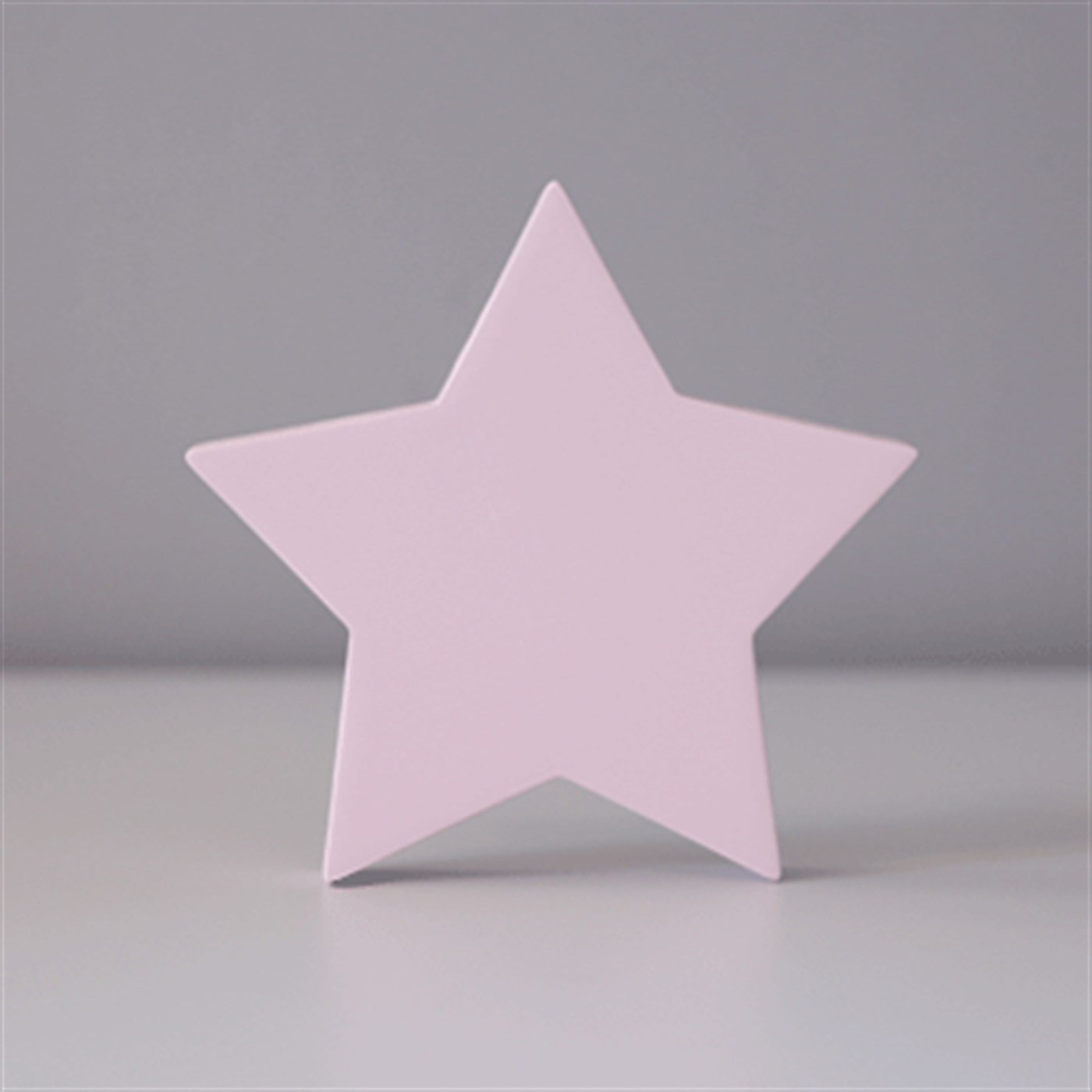 Ahşap Yıldız Obje Açık pembe