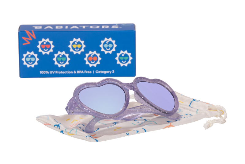 Babiators Original Heart Lavender Shimmer3-5 Yaş