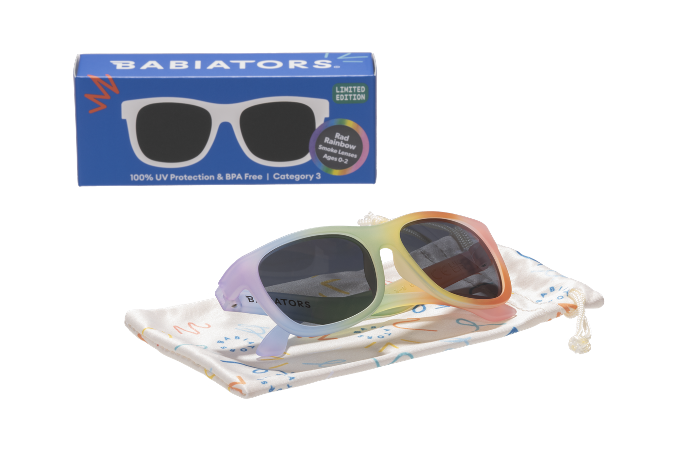 Babiators Original Navigator Güneş Gözlüğü Rad Rainbow 3-5 Yaş