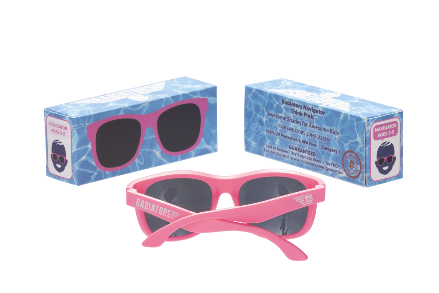 Babiators Original Navigator Güneş Gözlüğü Think Pink 0-2 Yaş