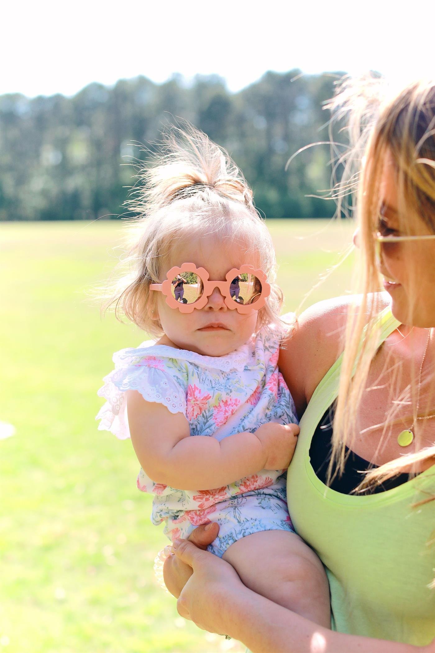 Babiators Polarize Flower Güneş Gözlüğü Peachy Keen 0-2 Yaş