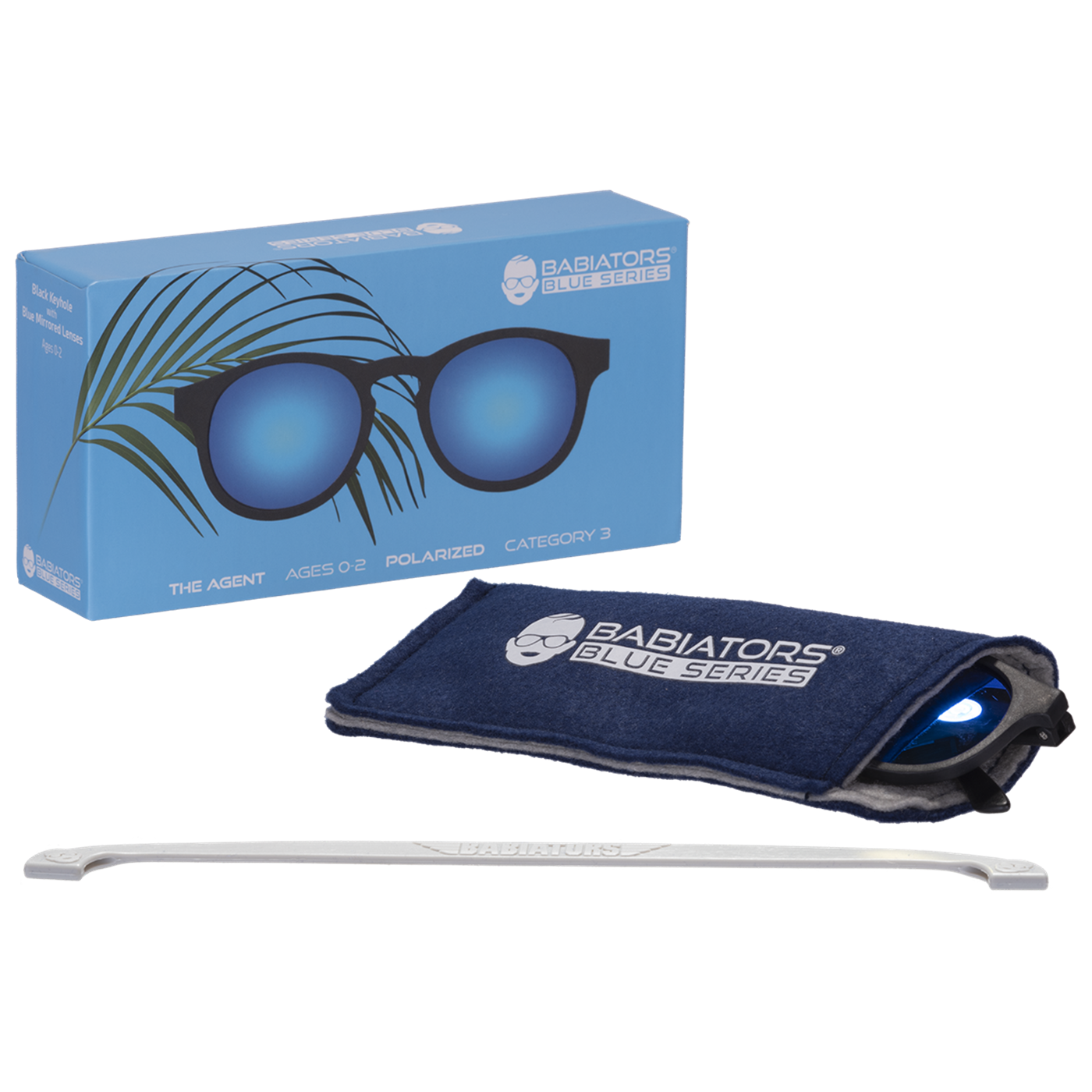 Babiators Polarize Keyhole Güneş Gözlüğü Jet Black 0-2 Yaş