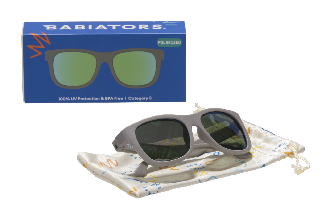 Babiators Polarize Navigator Güneş Gözlüğü Graphite Gray 3-5 Yaş