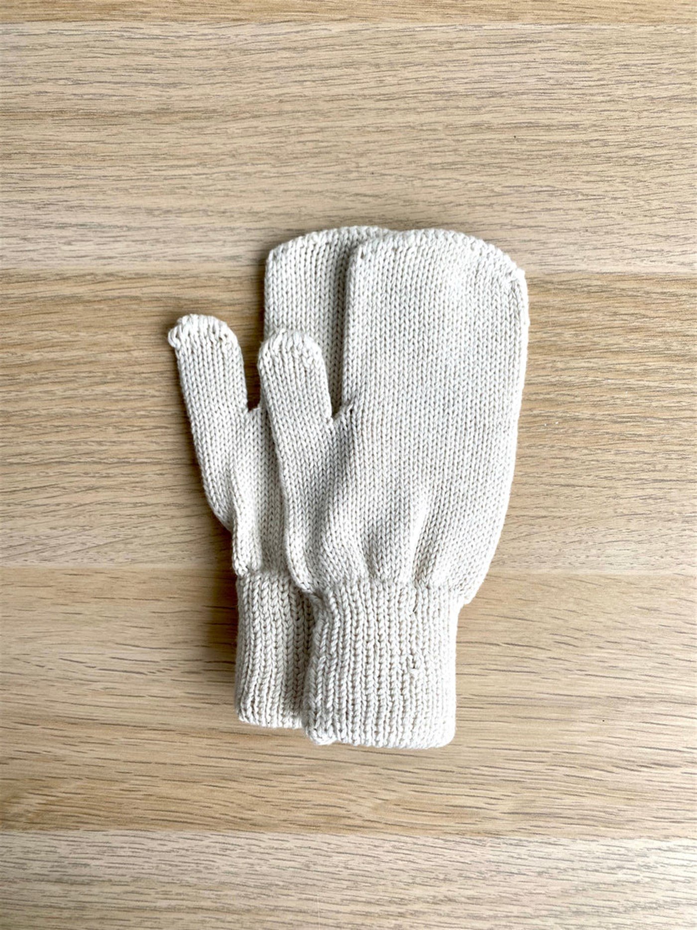 Baboo Parmaksız Eldiven Krem