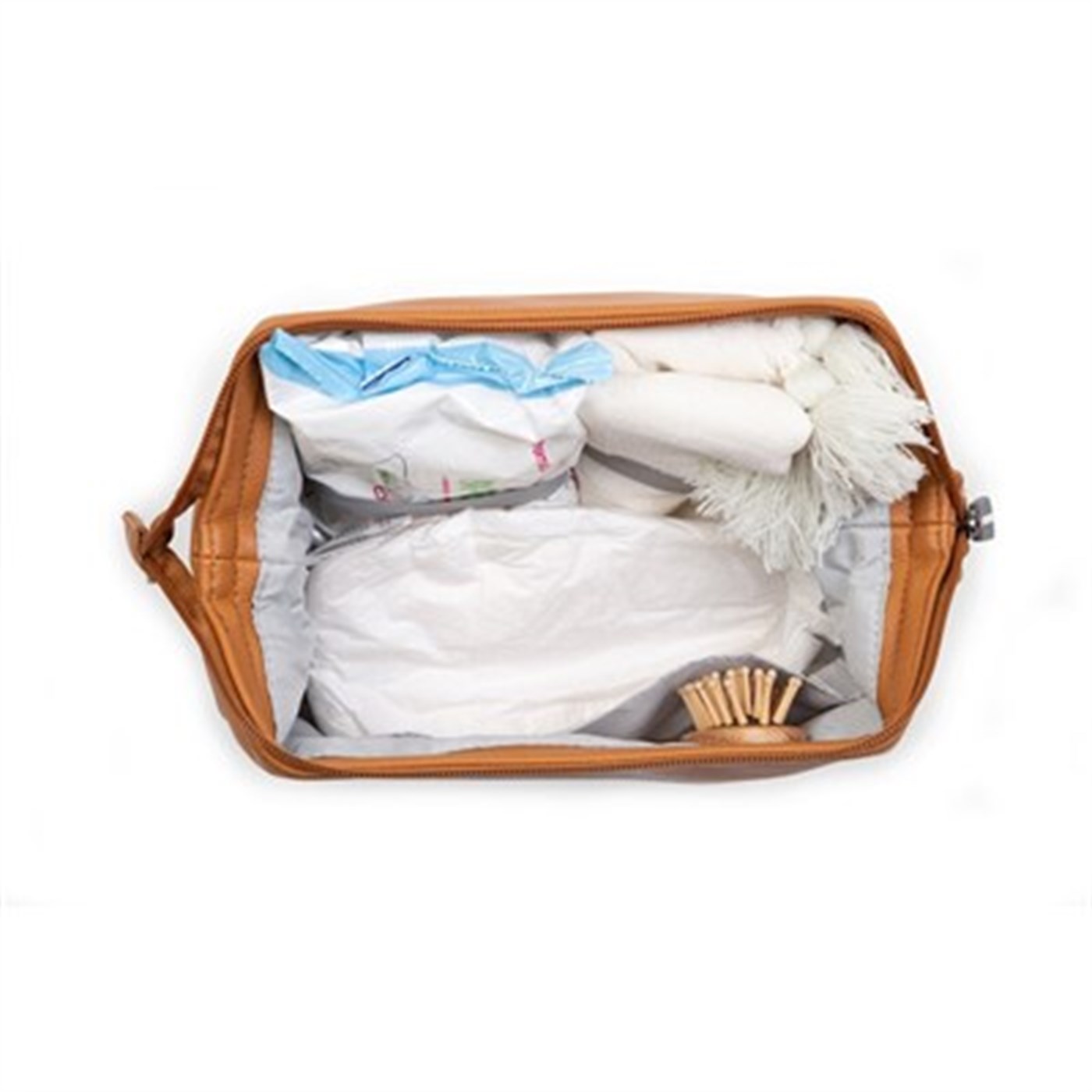 Baby Necessities Mini Bag Kahverengi Deri
