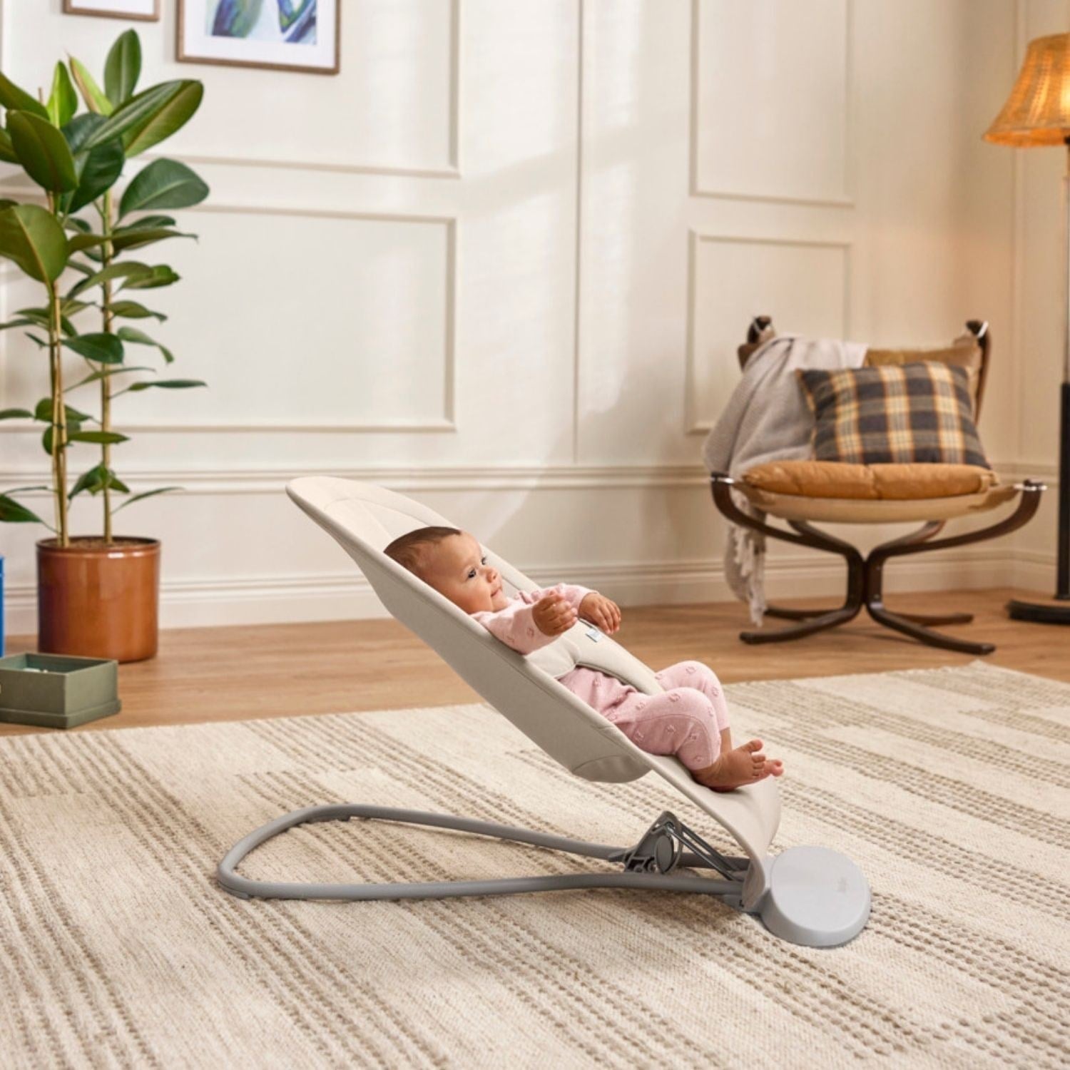 BabyBjörn 2'li Set Begin Ana Kucağı & Kanguru Hold Woven Sand Grey