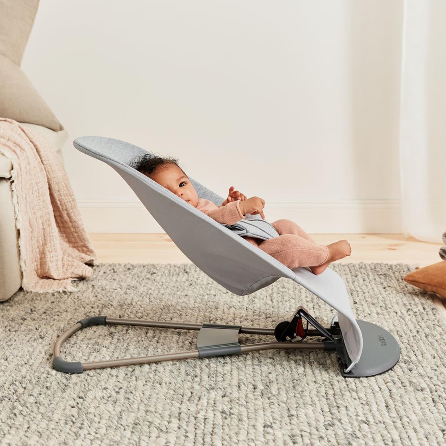 BabyBjörn 2'li Set Soft Oyuncaklı Bliss Ana Kucağı 3D Jersey Light Grey & Kanguru Harmony Mesh Silver