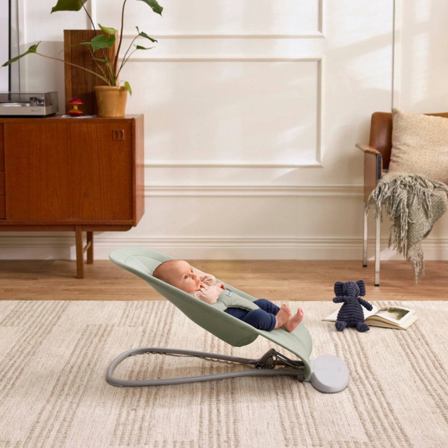 BabyBjörn Begin Ana Kucağı Woven Light Green