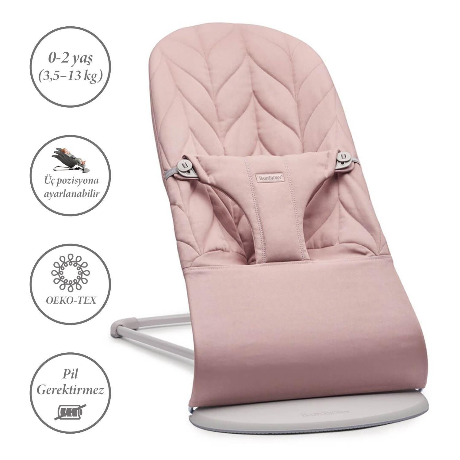 BabyBjörn Bliss Ana Kucağı Petal Cotton Oyuncaklı  / Dusty Pink