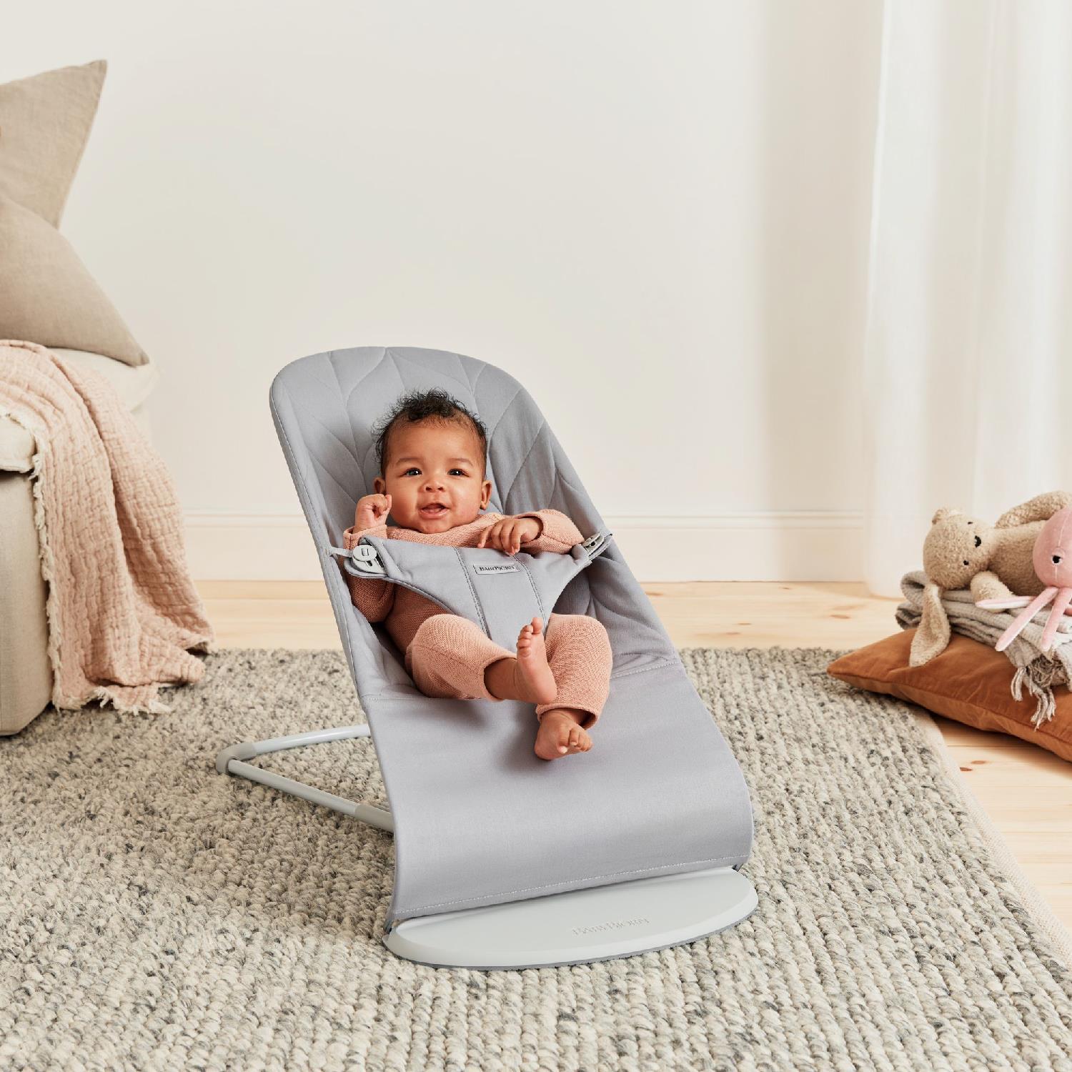 BabyBjörn Bliss Ana Kucağı Petal Woven Cotton Çantalı / Grey