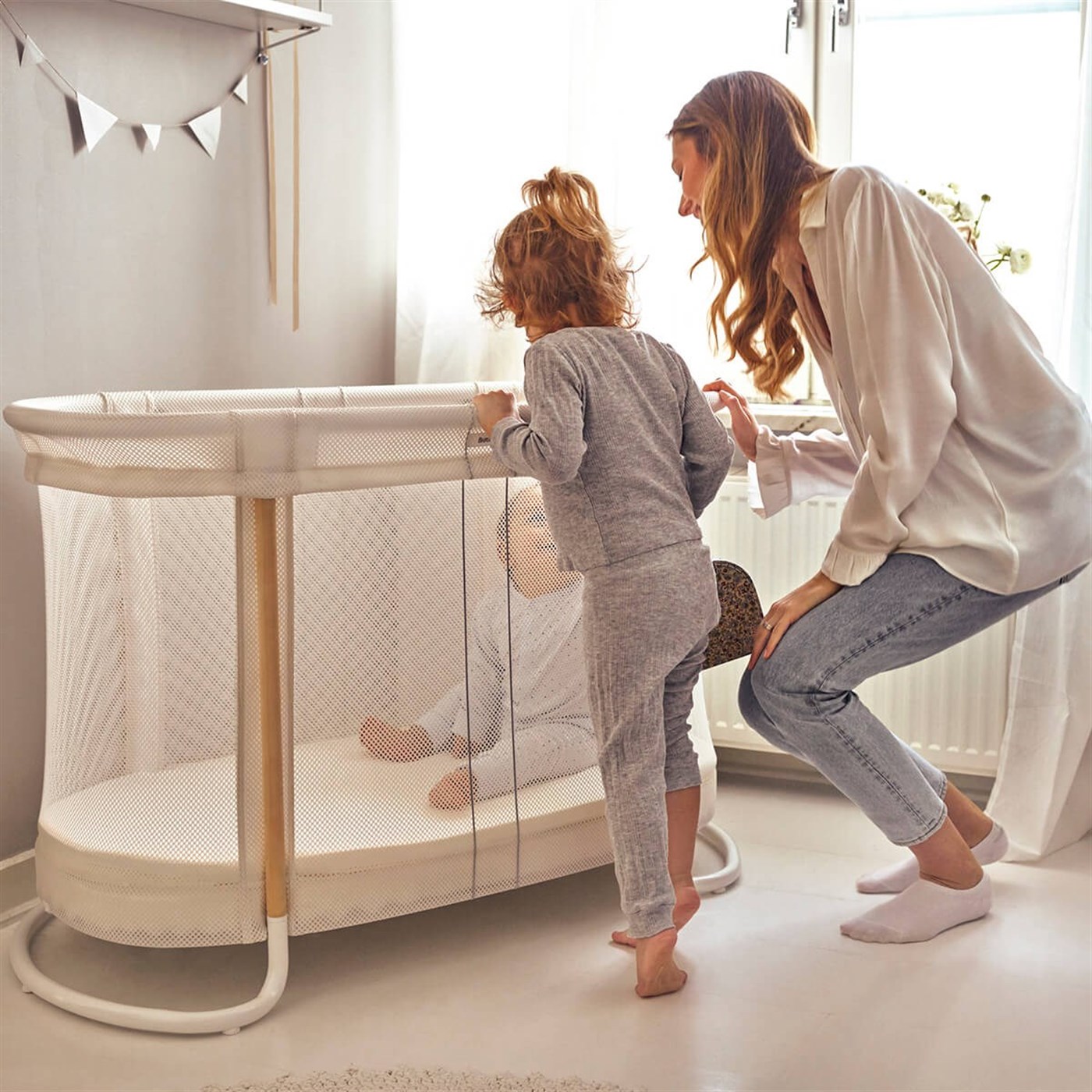 BabyBjörn Crib İki Katlı Bebek Beşiği / Beyaz
