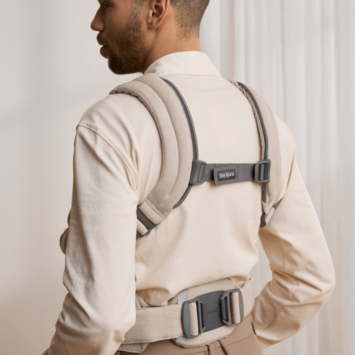 BabyBjörn Kanguru Harmony Woven Melange Light Beige