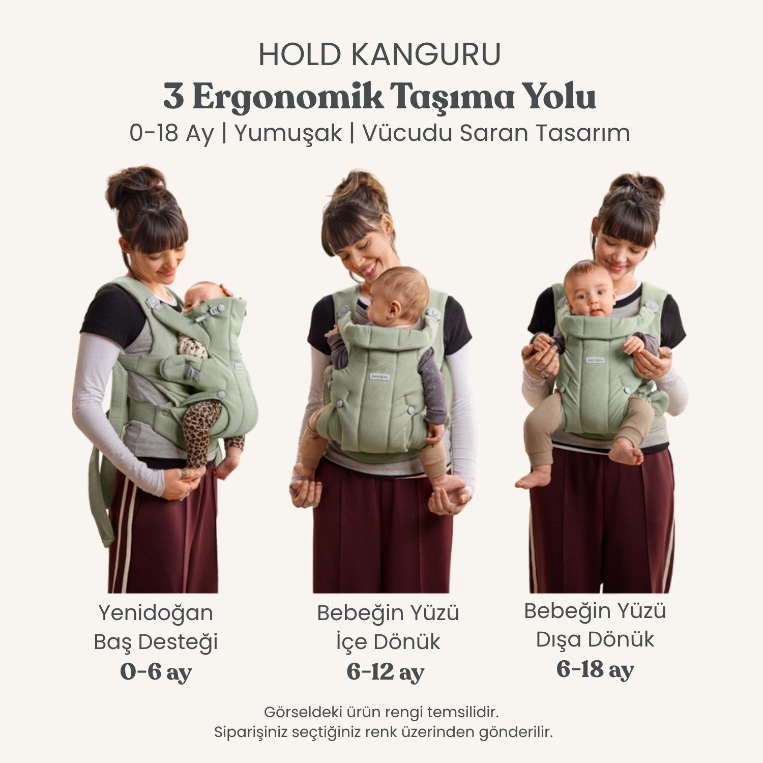 BabyBjörn Kanguru Hold Mesh Cream