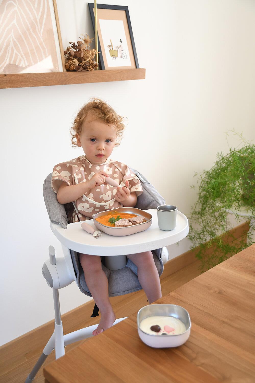 Beaba 3lü Paslanmaz Çelik Beslenme seti, Cotton Candy