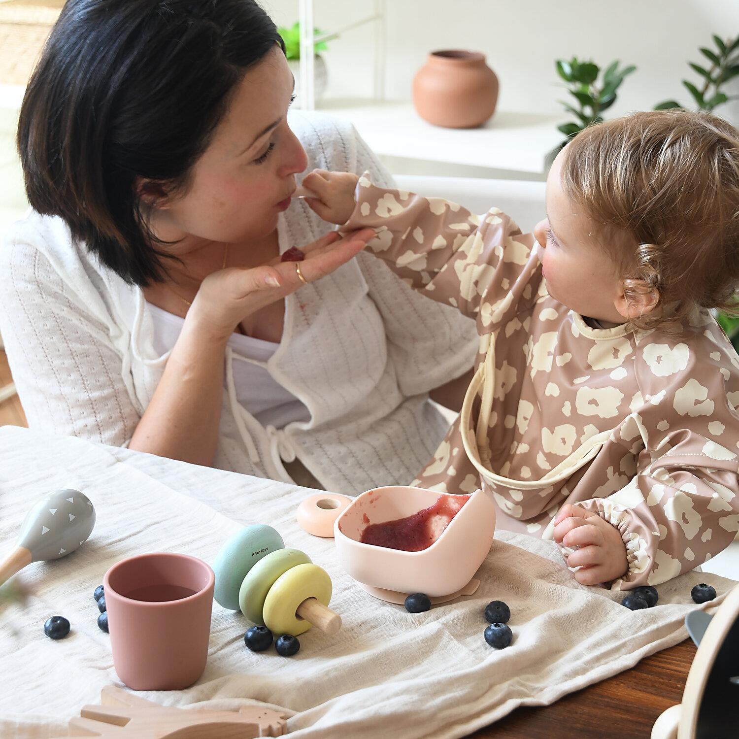 Beaba 4lü silikon beslenme seti, Cotton Candy